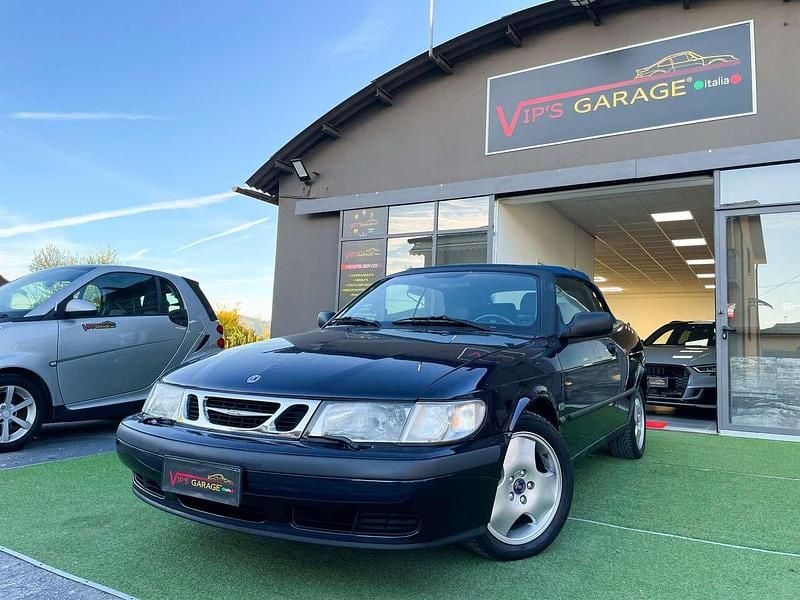 Blu/azzurro Usata 1999 Saab 9-3 Cabriolet Cabrio | 7600 € (Buon prezzo) - Immagine 1/4