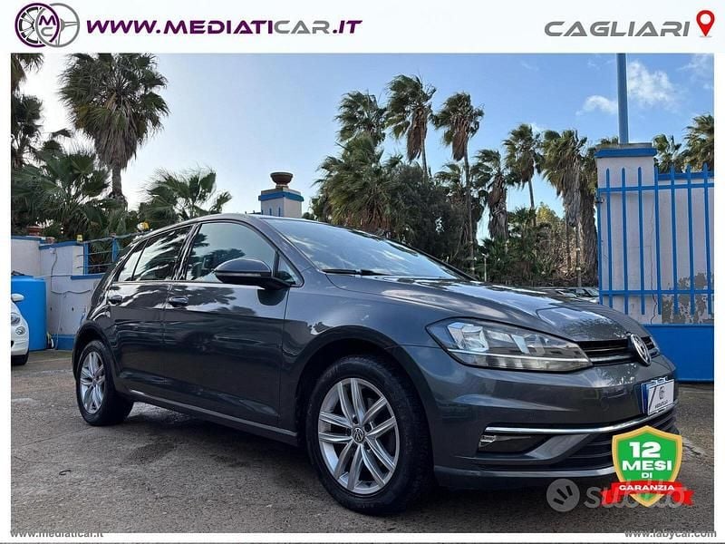 Usata VW Golf VII Trendline 115 CV (84 kW) 2019 Grigio Berlina