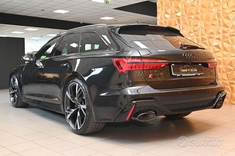 Usata Audi RS6 Ambiente 600 CV (441 kW) 2022 Nero mythos/full pelle rs nera Station wagon