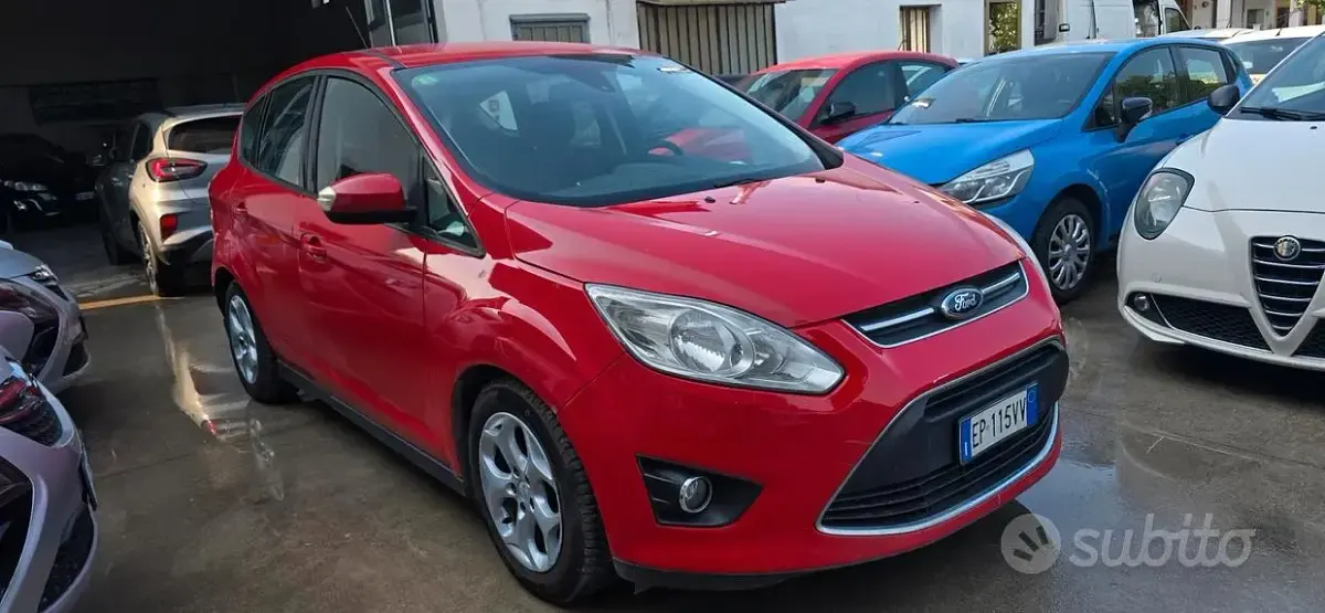 Usata Ford C-MAX Titanium 116 CV (85 kW) 2013 Rosso Monovolume