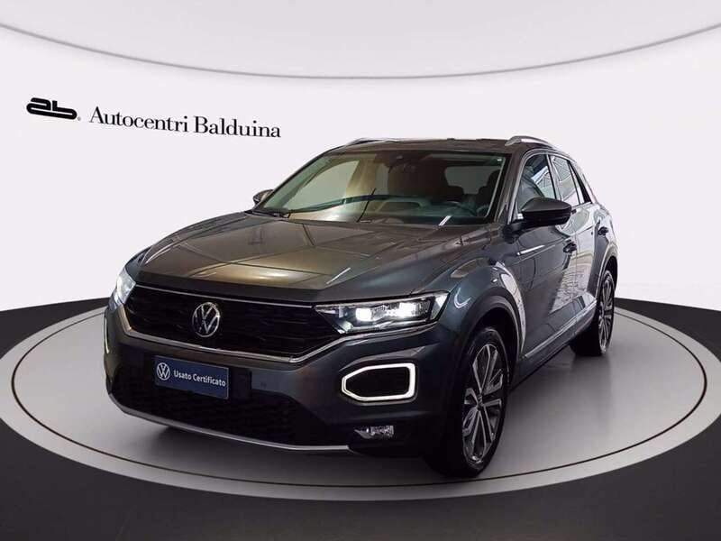 Grigio indyum Usata 2021 VW T-Roc Advance SUV | 23.800 € (Buon prezzo) - Immagine 1/4