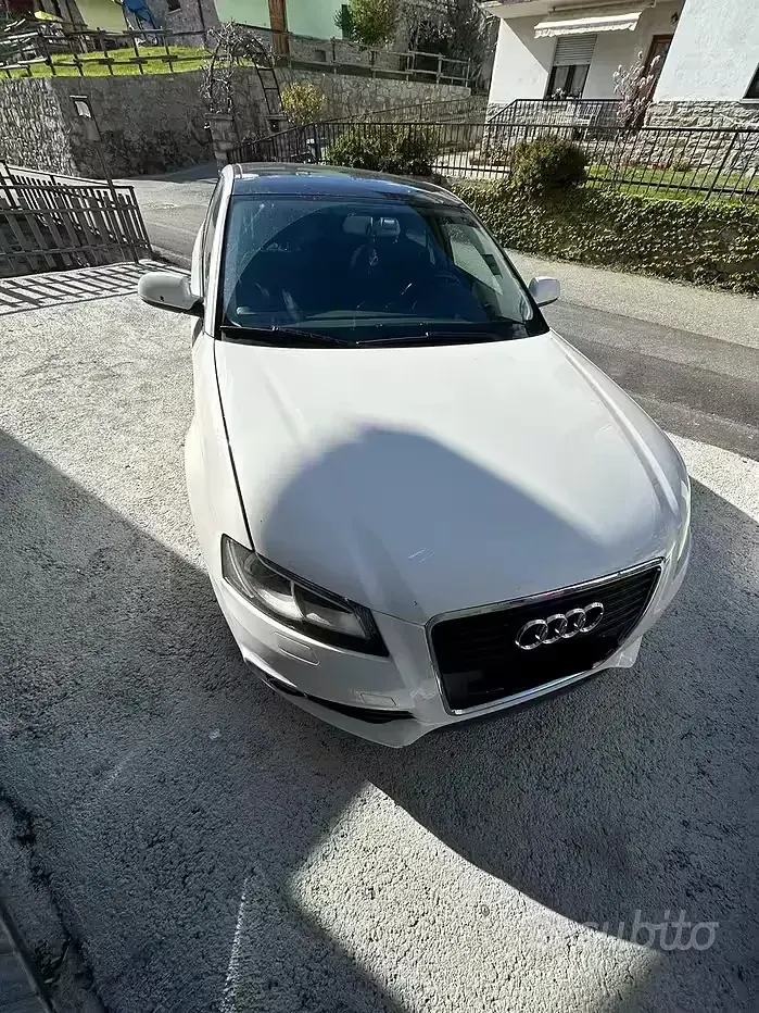 Usata Audi A3 S-Line 140 CV (102 kW) 2012 Bianco Utilitaria
