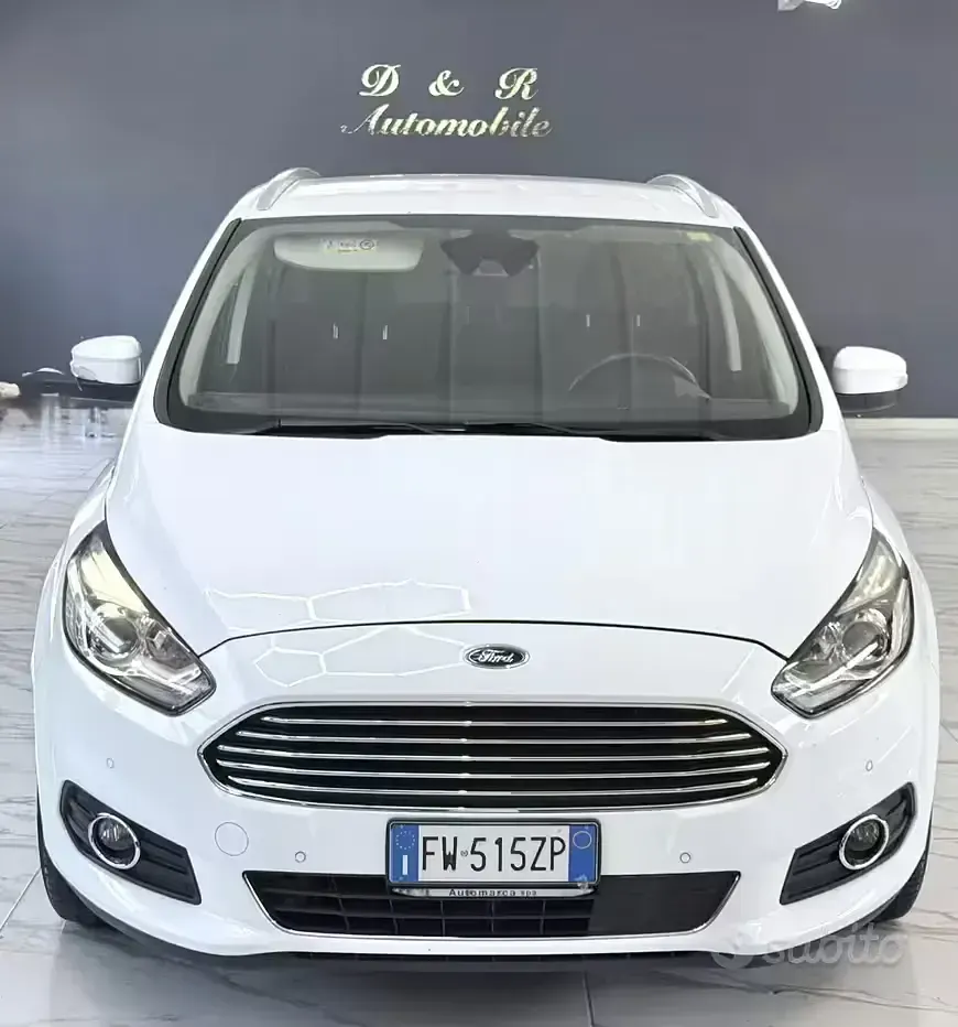 Usata Ford S-MAX S 150 CV (110 kW) 2019 Bianco Monovolume