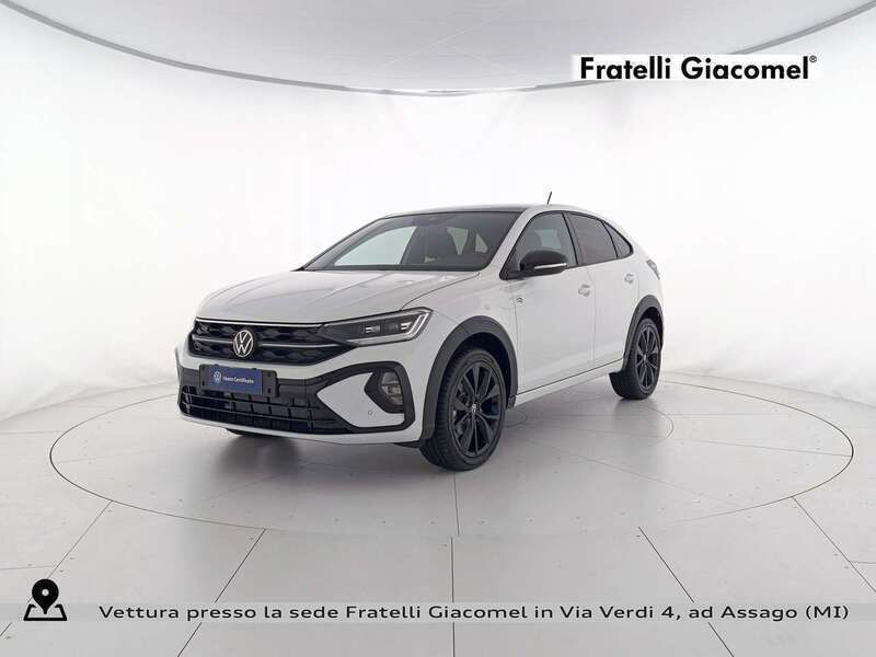 Pure white nero Usata 2024 VW Taigo R-line SUV | 24.900 € (Ottimo prezzo) - Immagine 1/4