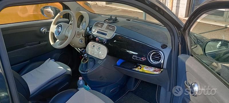 Usata Fiat 500C 2010 Nero Cabrio