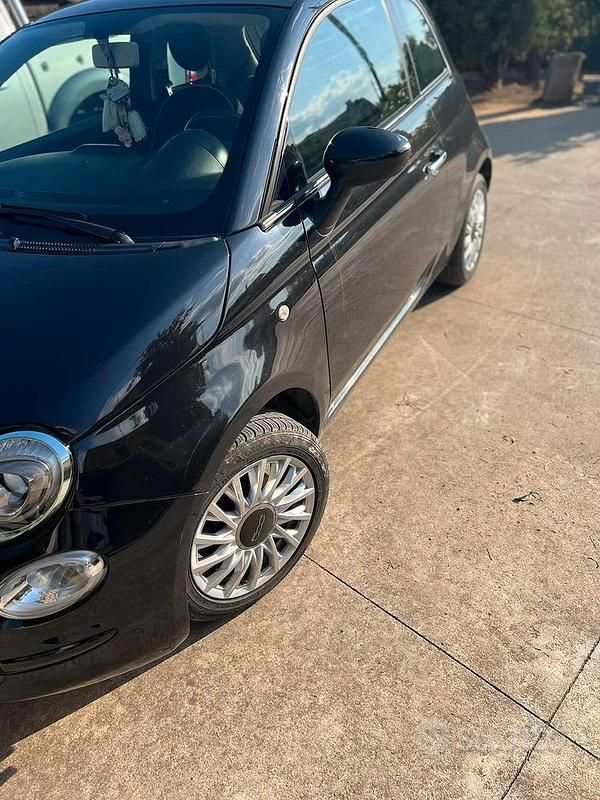 Usata Fiat 500 Lounge 69 CV (50 kW) 2019 Nero Utilitaria