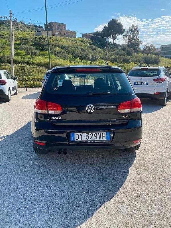 Usata VW Golf VI Highline 110 CV (80 kW) 2009 Nero Utilitaria