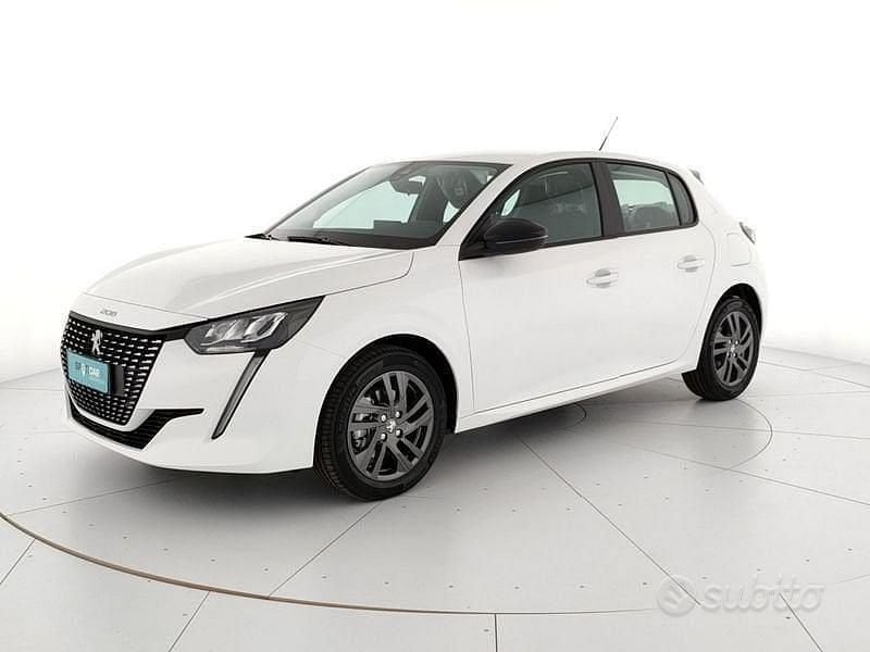 Usata Peugeot 208 Active 100 kW (136 CV) 2021 Bianco Utilitaria