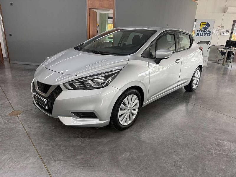 Usata Nissan Micra Visia 71 CV (52 kW) 2018 Argento Utilitaria