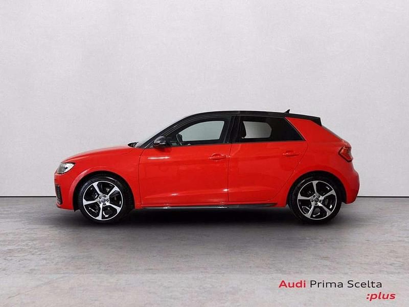Usata Audi A1 Sportback 116 CV (85 kW) 2020 Rosso misano perla grigio manh Utilitaria