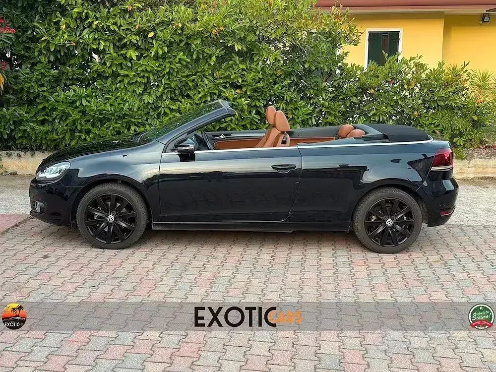 Usata VW Golf VII Highline 105 CV (77 kW) 2012 Nero Cabrio