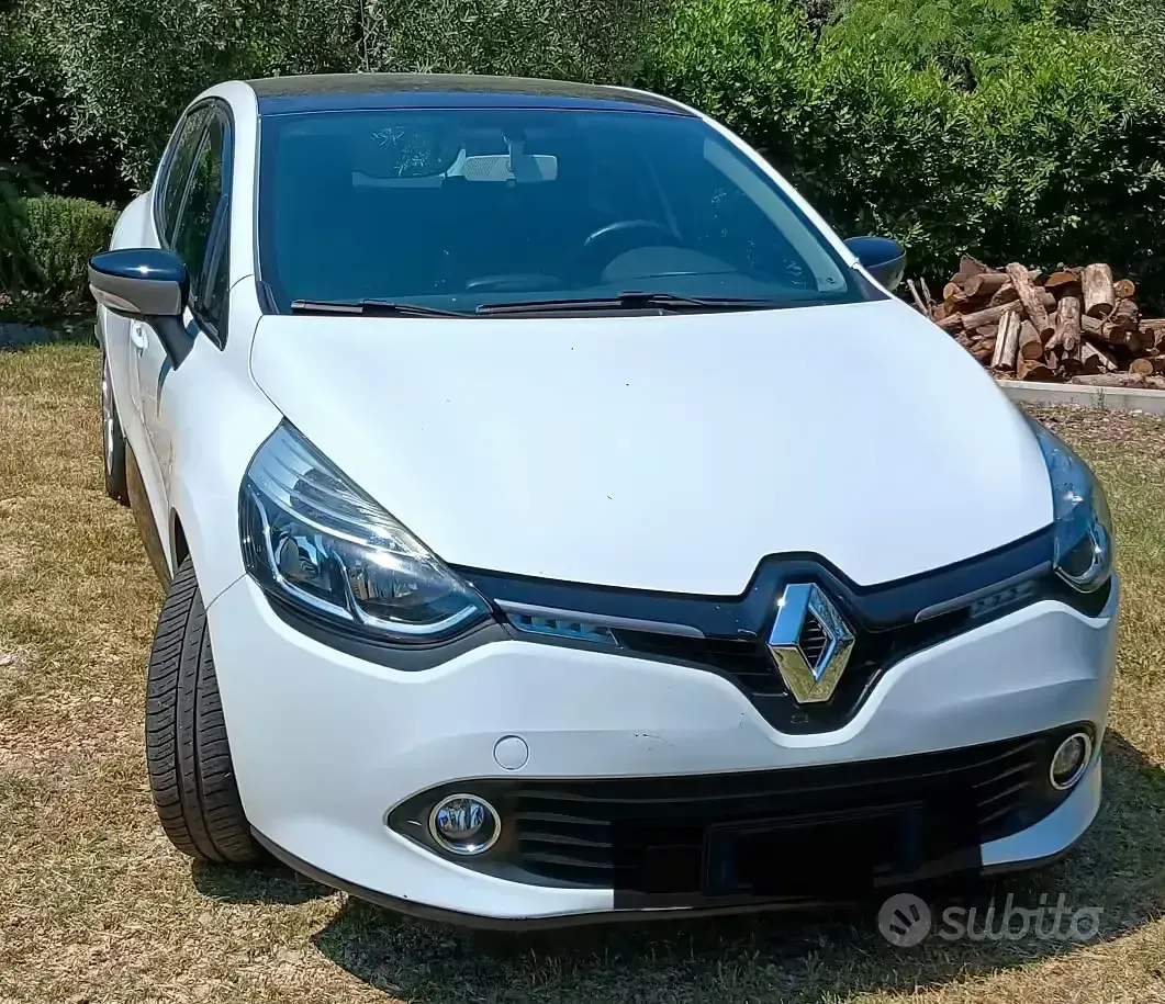 Usata Renault Clio IV 75 CV (55 kW) 2014 Bianco Utilitaria