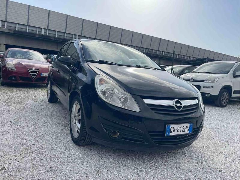 Usado Opel Corsa Enjoy 75 HP (55 kW) 2007 Preto Citadino