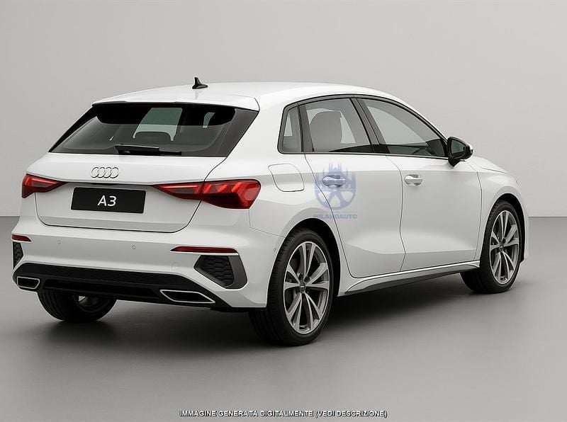 Usata Audi A3 Sportback S-Line 150 CV (110 kW) 2023 Bianco Utilitaria