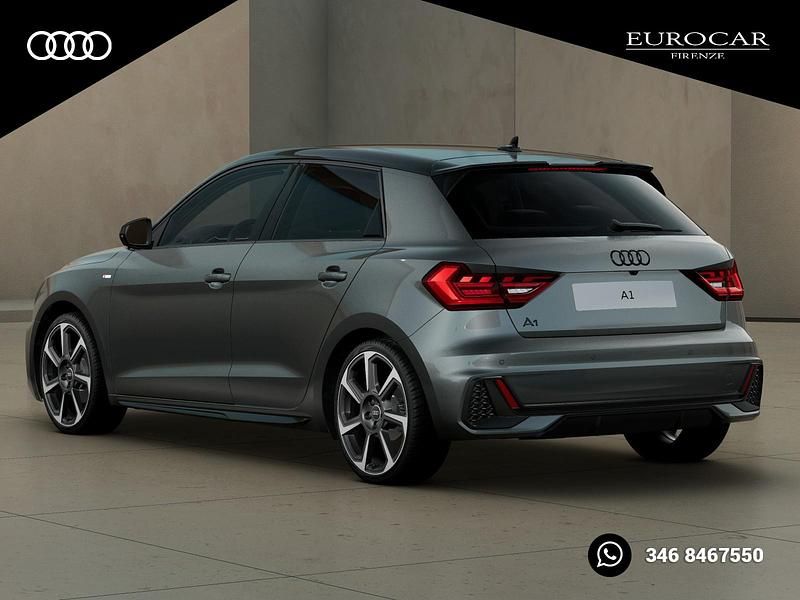 Nuova Audi A1 Sportback Design 116 CV (85 kW) 2026 Grigio chronos metallizzato nero mito me Utilitaria