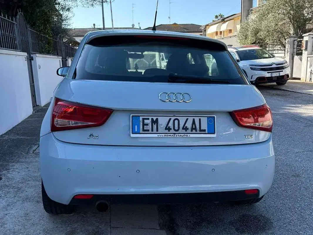 Usata Audi A1 Sportback Attraction 90 CV (66 kW) 2012 Bianco Utilitaria