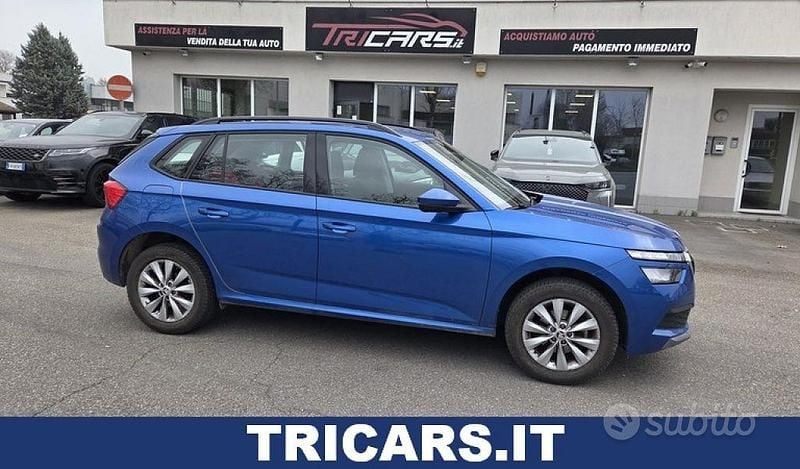 Usata Skoda Kamiq Ambition 89 CV (65 kW) 2021 Blu SUV