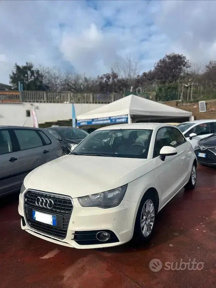 Usata Audi A1 Ambition 86 CV (63 kW) 2011 Bianco Utilitaria