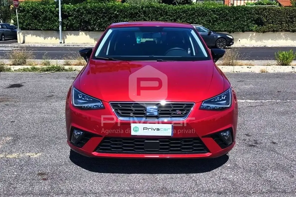 Usata Seat Ibiza FR 95 CV (69 kW) 2017 Rosso Berlina