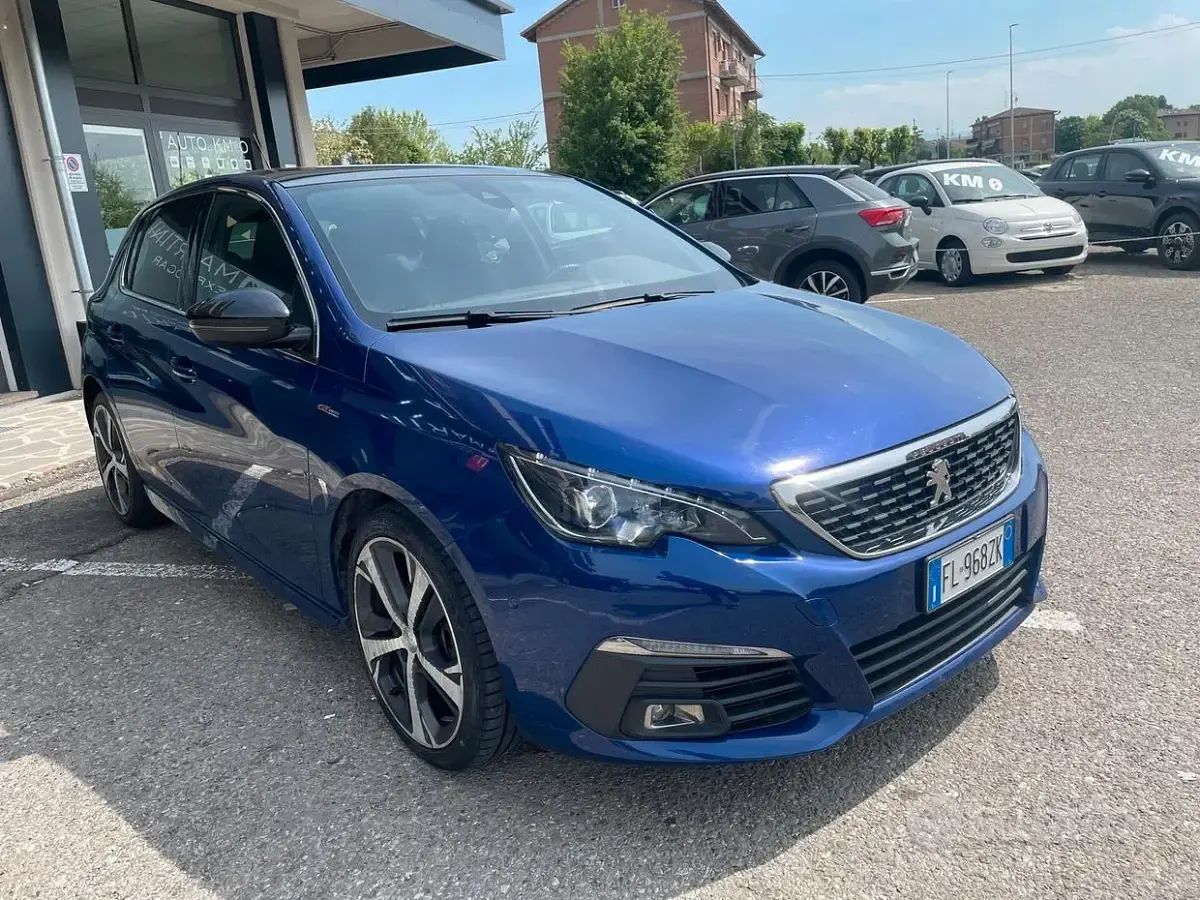 Usata Peugeot 308 GT-line 150 CV (110 kW) 2017 Blu Berlina