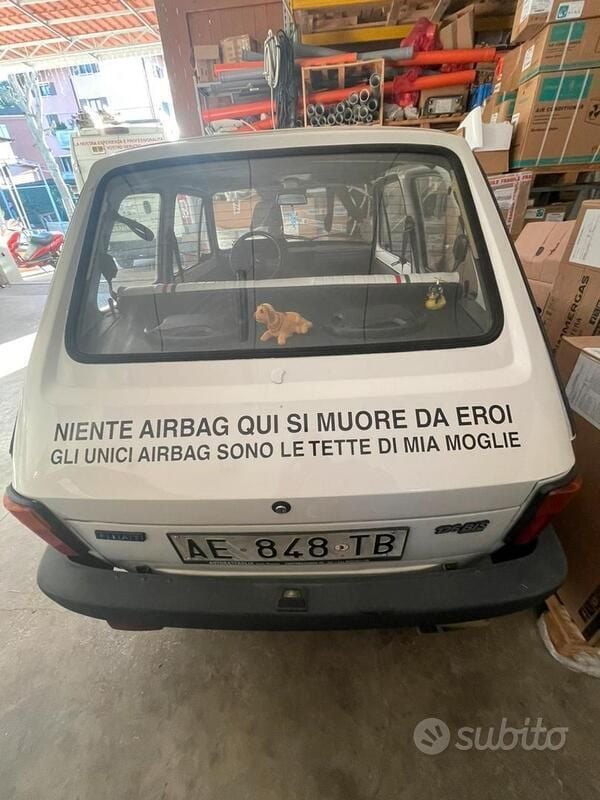 Bianco Usata 1991 Fiat 126 Due volumi | 2500 € - Immagine 1/4