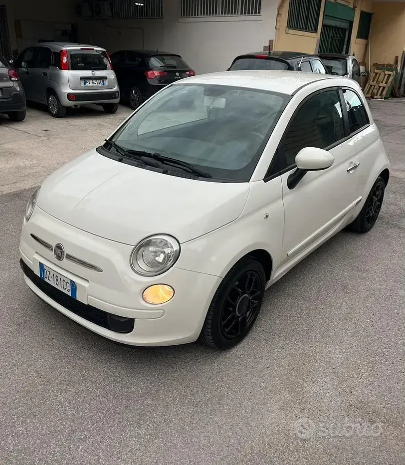 Usata Fiat 500 Sport 75 CV (55 kW) 2009 Bianco Cabrio