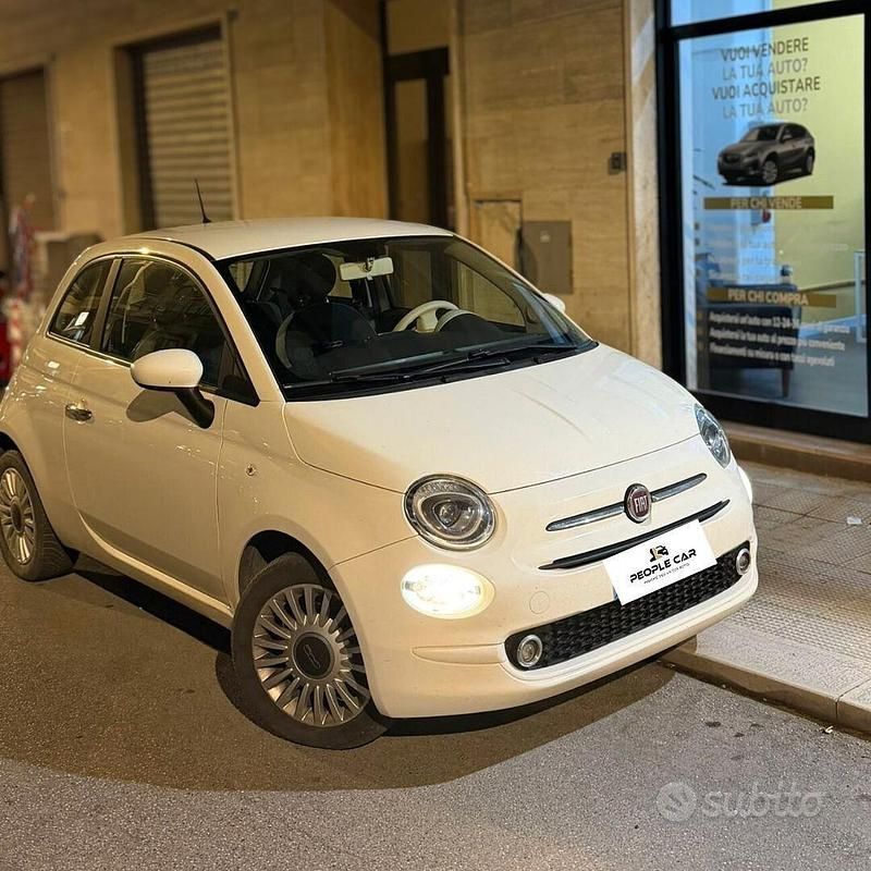 Usata Fiat 500 Lounge 69 CV (50 kW) 2017 Bianco Utilitaria