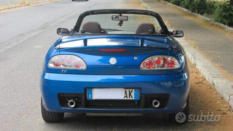 Usata MG TF 116 CV (85 kW) 2002 Blu Cabrio