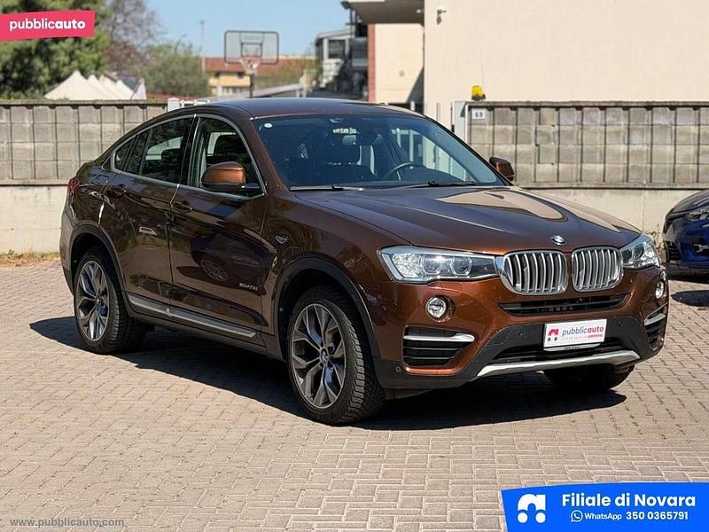 Usata BMW X4 xLine 190 CV (139 kW) 2016 Arancione SUV