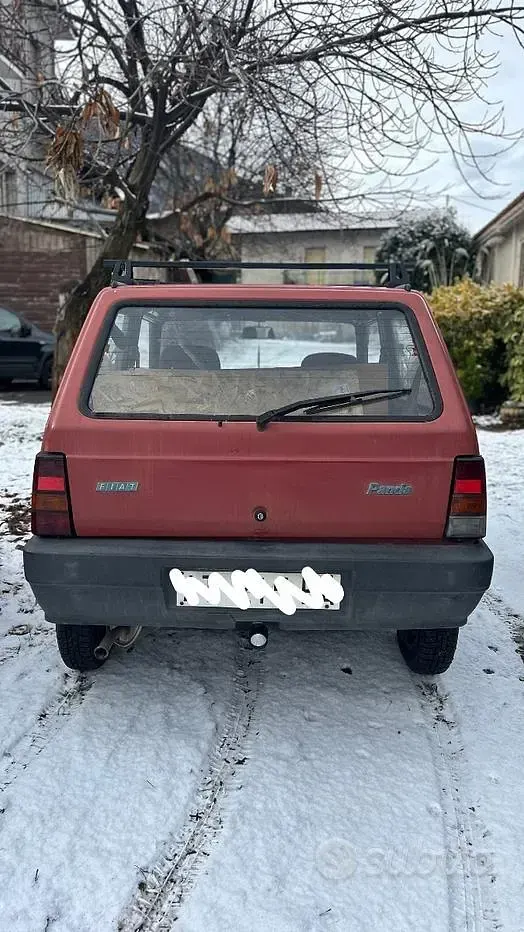 Usata Fiat Panda 39 CV (28 kW) 1998 Rosso Utilitaria