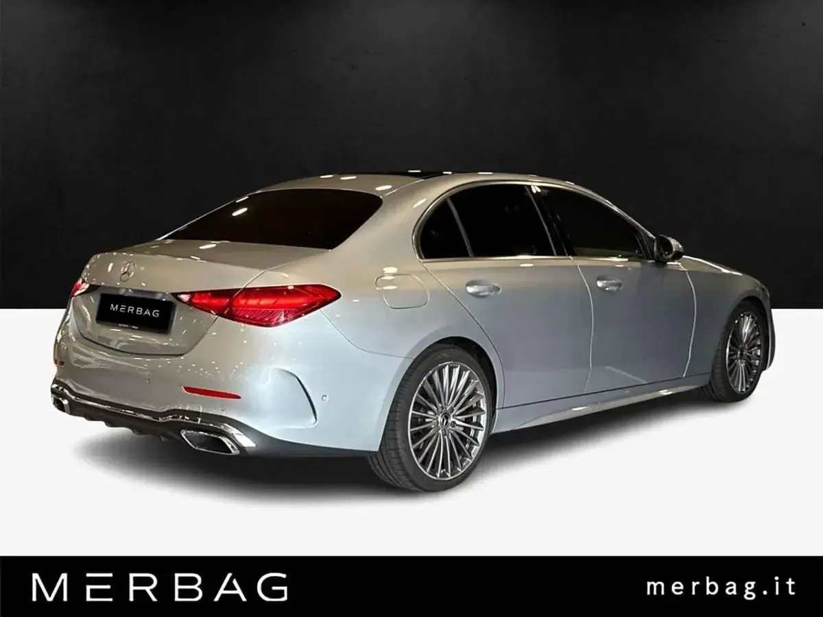Usata Mercedes C200 Advanced Plus 204 CV (150 kW) 2025 Argento Berlina