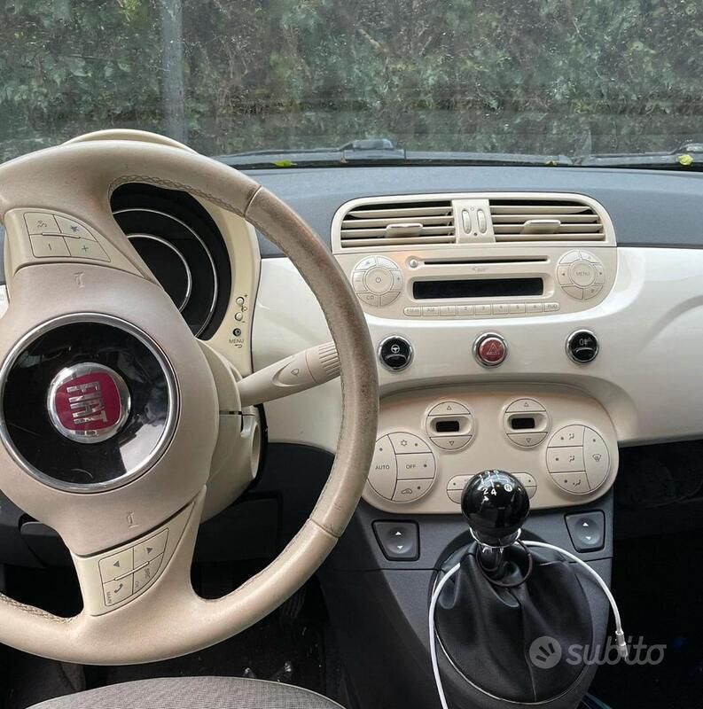 Usata Fiat 500 69 CV (50 kW) 2015 Bianco Cabrio