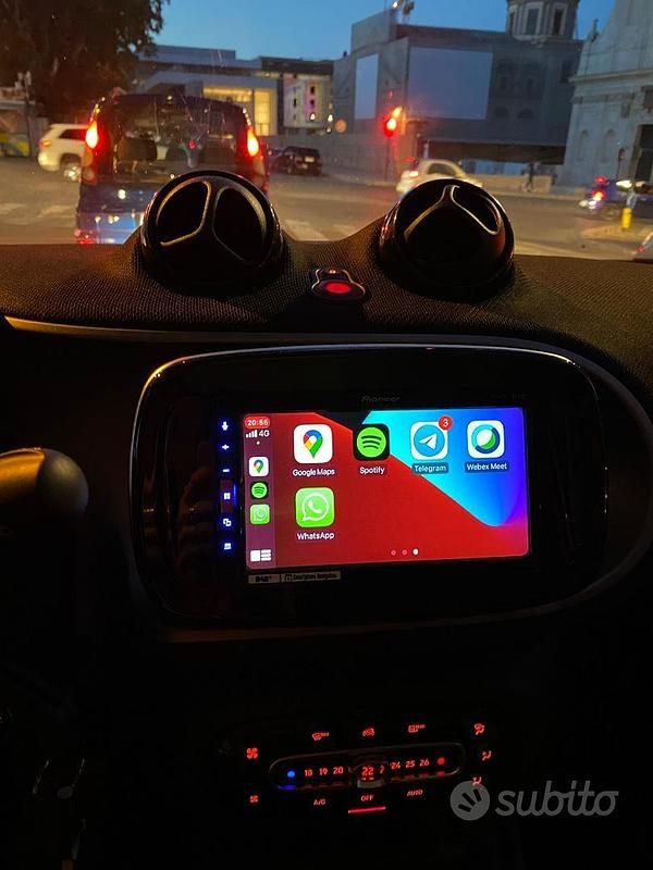 Usata Smart ForFour Passion 90 CV (66 kW) 2019 Bianco Utilitaria