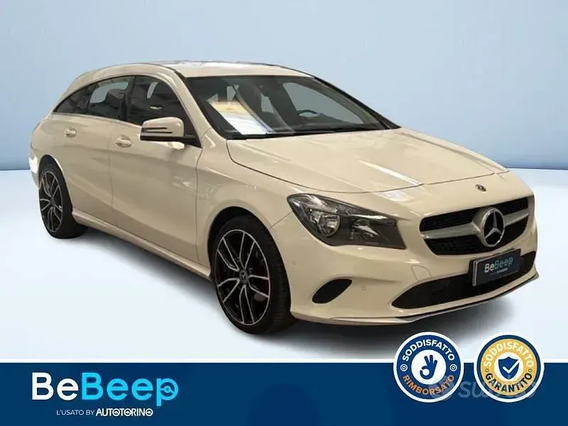 Usata Mercedes CLA180 109 CV (80 kW) 2017 Bianco Berlina