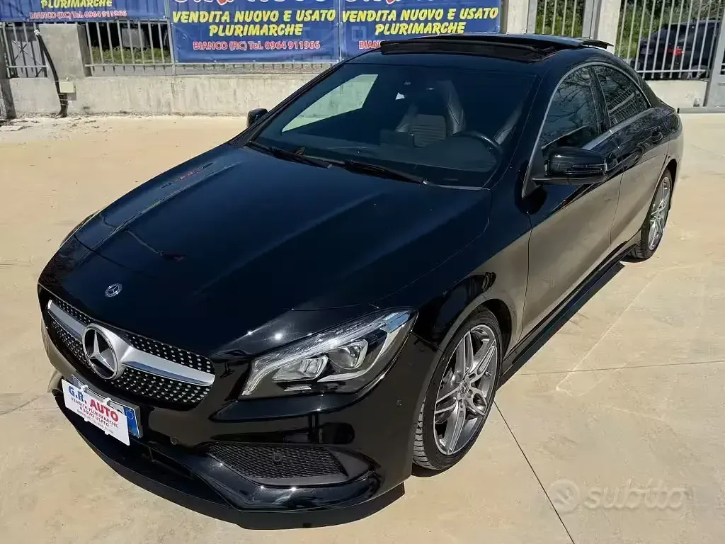 Usata Mercedes CLA220 Premium 177 CV (130 kW) 2018 Nero Berlina