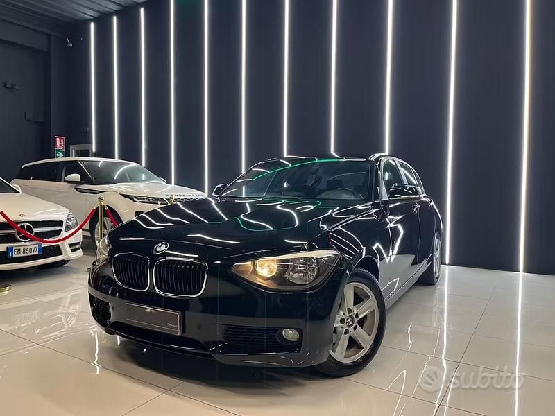 Begagnad BMW 116 Efficient Dynamics 116 HK (85 kW) 2013 Svart Halvkombi