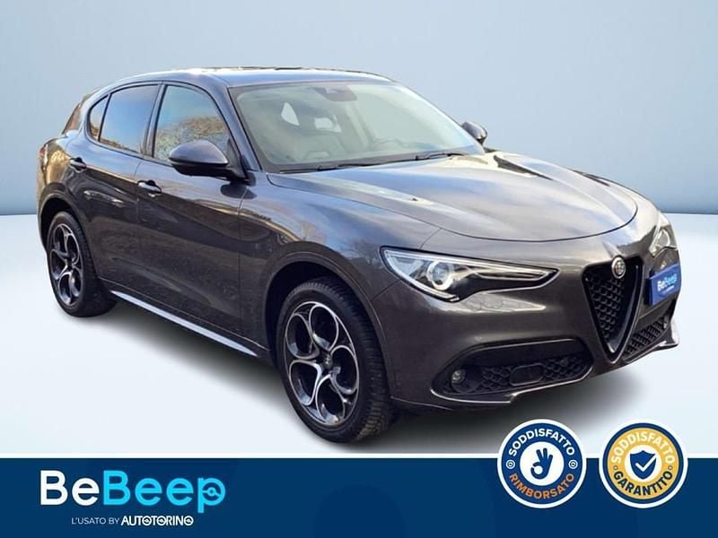 Usata Alfa Romeo Stelvio Ti 210 CV (154 kW) 2020 Grigio scuro metallizzato SUV