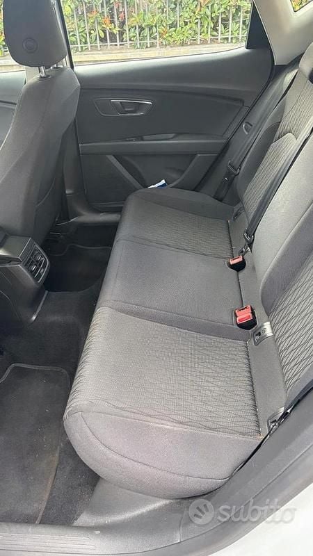 Usata Seat Leon Style 110 CV (80 kW) 2016 Bianco Berlina