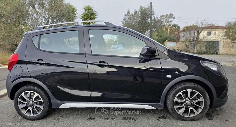 Usata Opel Karl Rocks 73 CV (53 kW) 2018 Nero Utilitaria