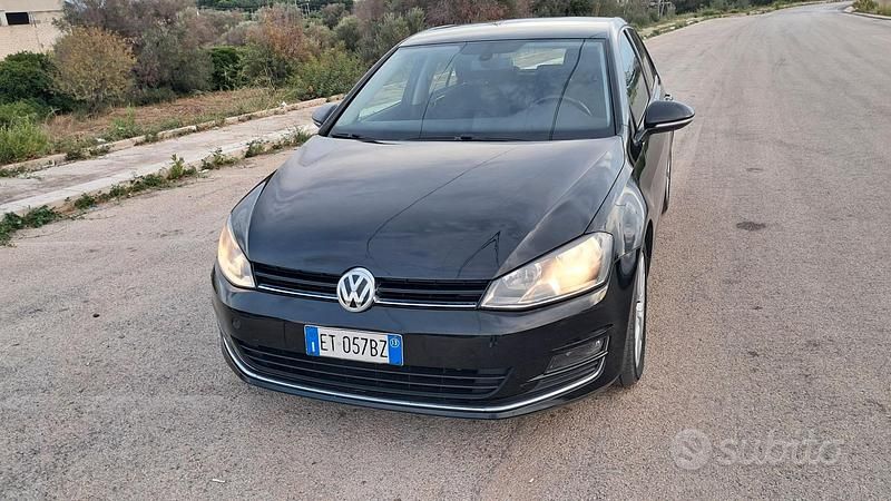 Usata VW Golf VII 110 CV (80 kW) 2013 Nero Berlina