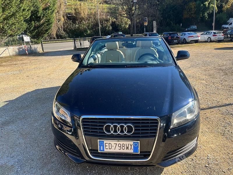 Usata Audi A3 Cabriolet 105 CV (77 kW) 2010 Nero Cabrio