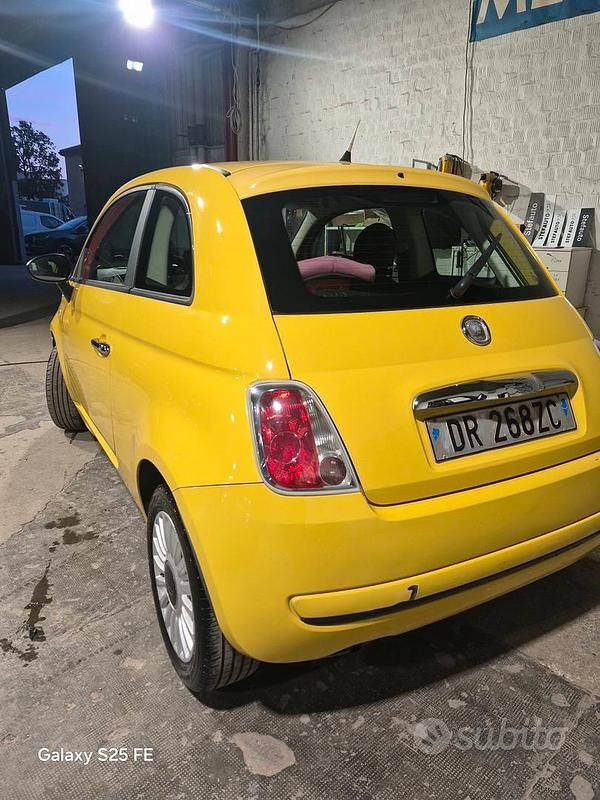 Usata Fiat 500 Pop 2008 Giallo Utilitaria
