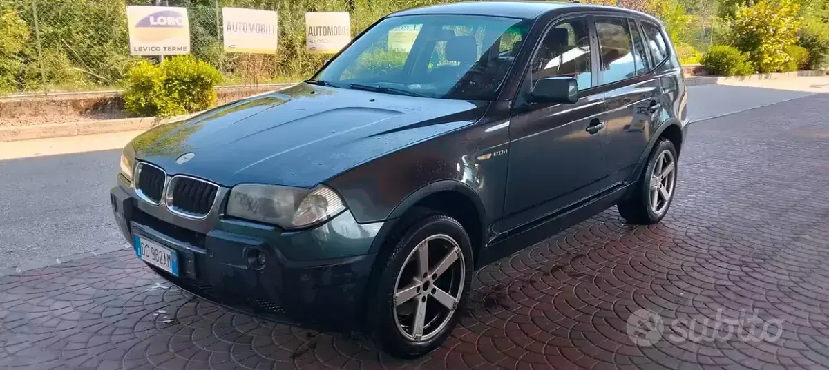 Usata BMW X3 150 CV (110 kW) 2006 Verde SUV