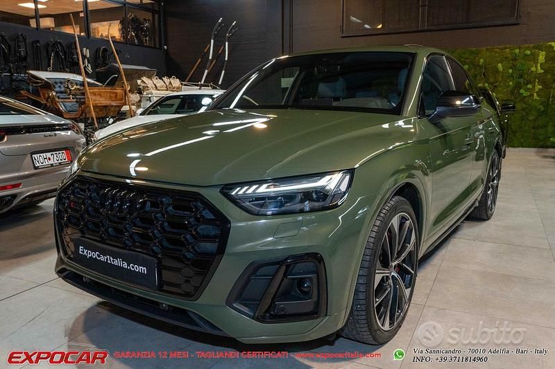 Usata Audi SQ5 S-Line 347 CV (255 kW) 2021 Verde SUV