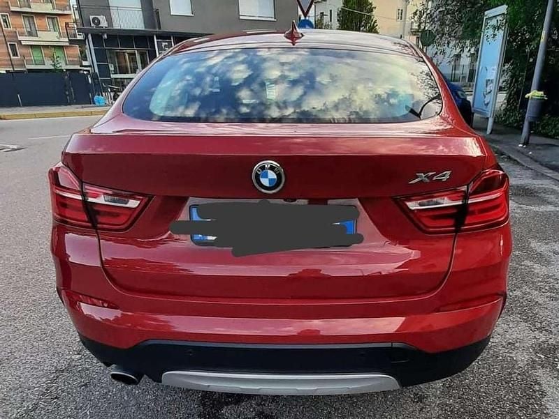 Usata BMW X4 xLine 190 CV (139 kW) 2015 Rosso SUV