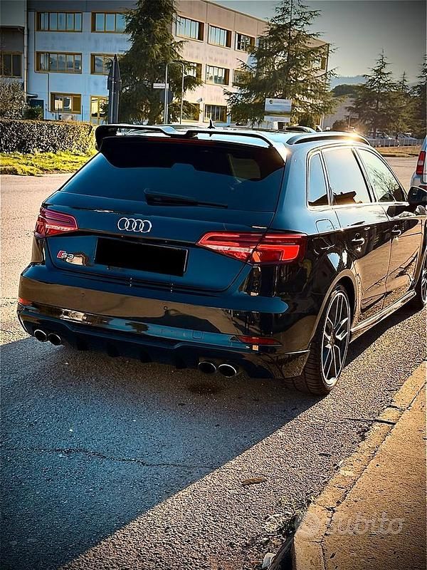Usata Audi S3 Sportback 310 CV (228 kW) 2017 Nero Utilitaria