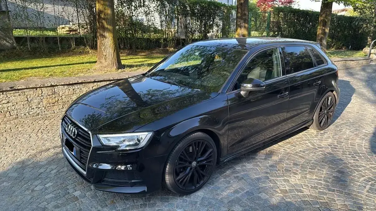 Usata Audi A3 S-Line 184 CV (135 kW) 2018 Nero Berlina