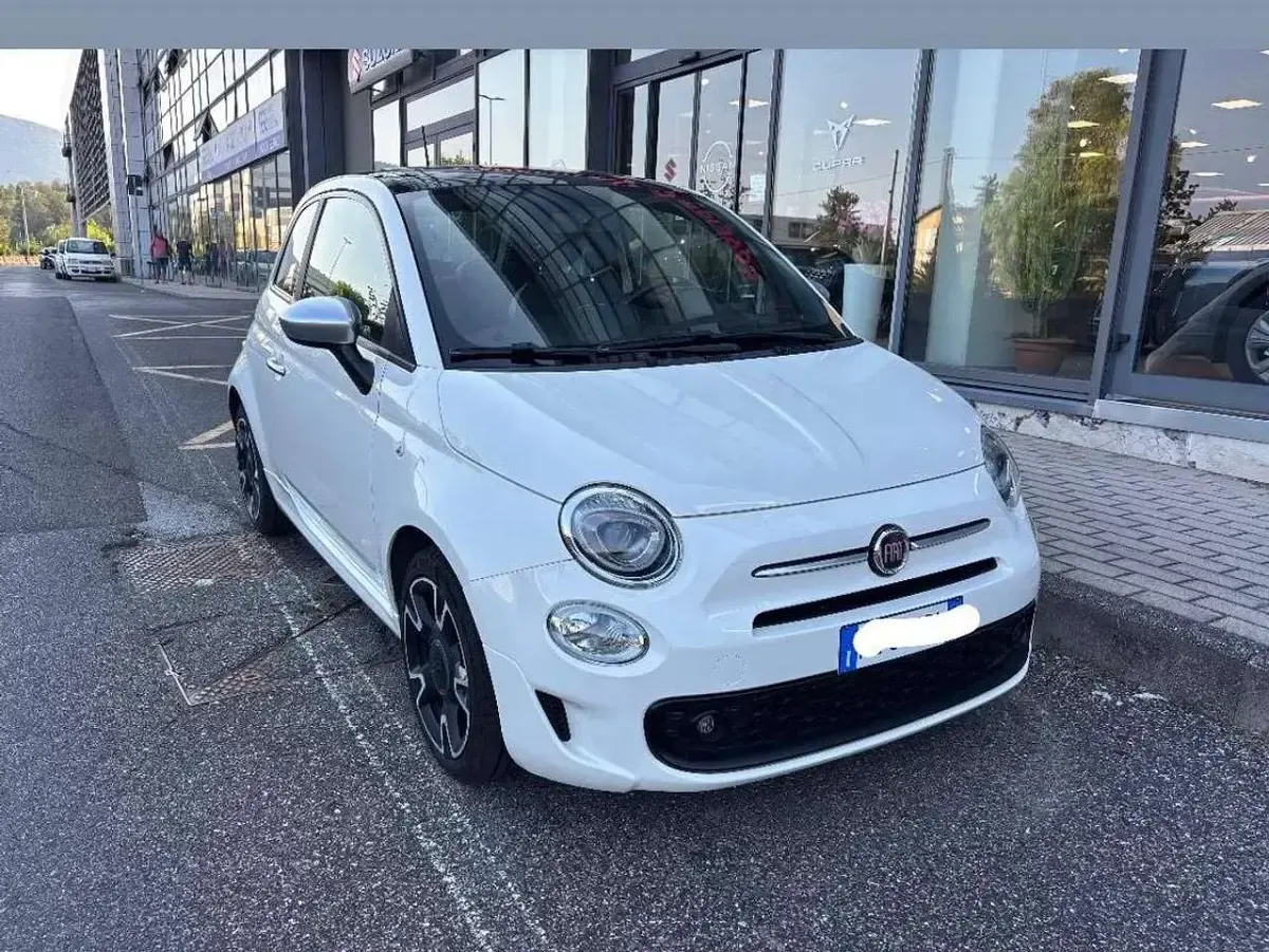 Usata Fiat 500 Sport 69 CV (50 kW) 2019 Bianco Utilitaria