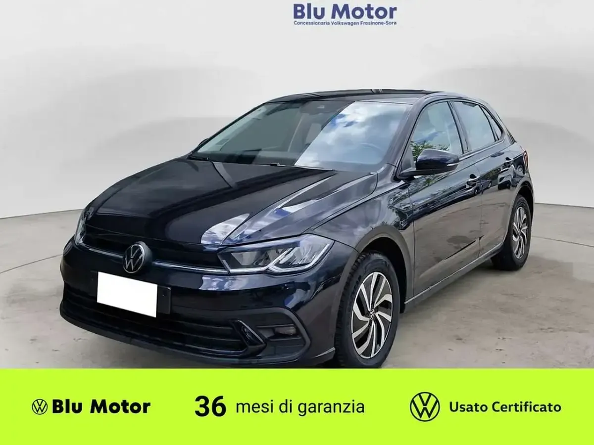 Usata VW Polo Life 95 CV (69 kW) 2025 Deep black perlato Utilitaria