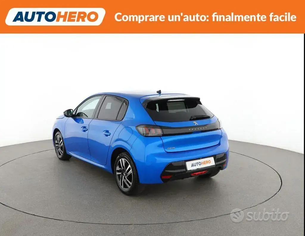 Usata Peugeot 208 101 CV (74 kW) 2022 Bluazzurro Utilitaria